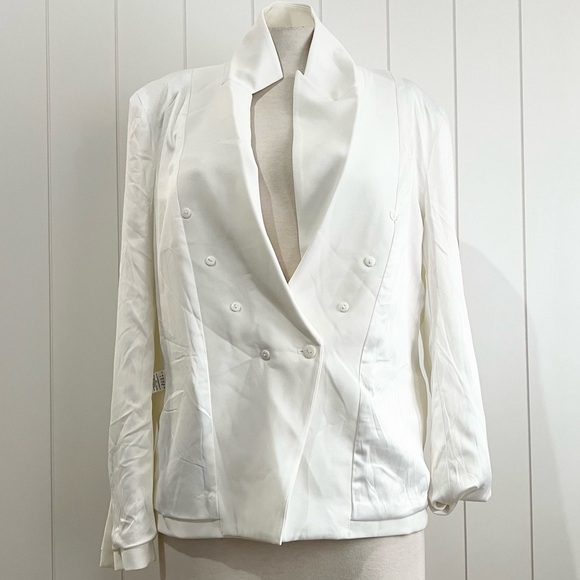 Generation Love NWT Delilah Crepe Blazer size XL white - Picture 15 of 16